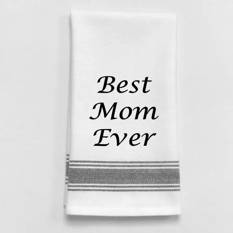 Wild Hare Designs Best Mom Ever Tea Towel