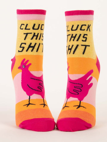 Blue Q Cluck This Shit Women's Ankle Socks