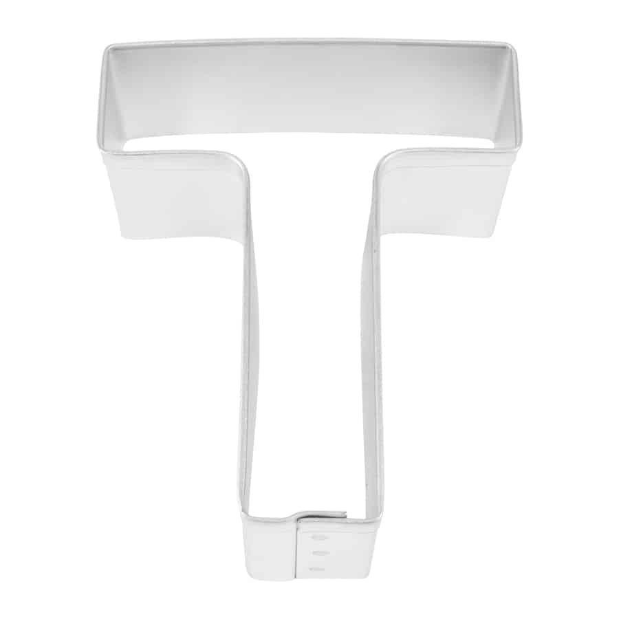 R&M Letter T Cookie Cutter 2.75"