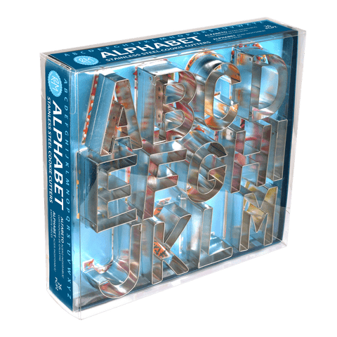 R&M Alphabet Cookie Cutter Set 26pc