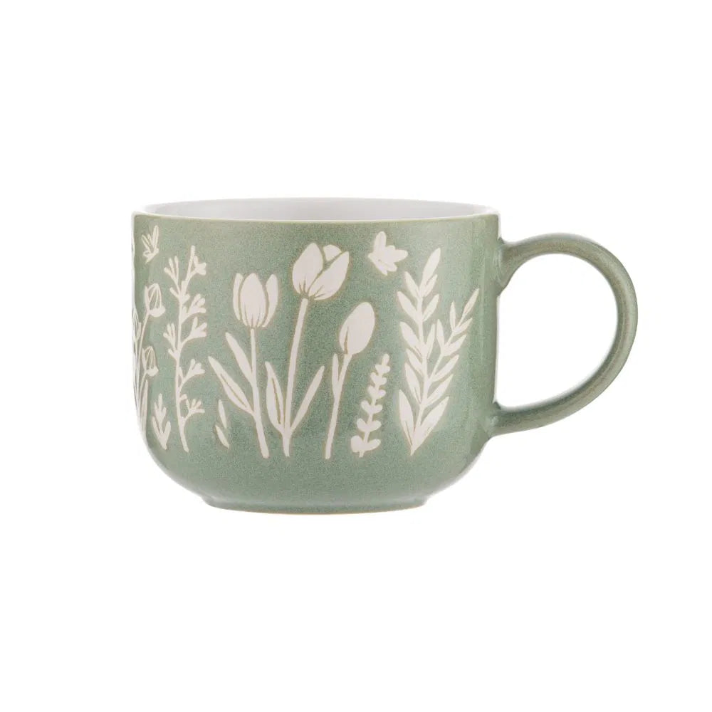 Mason Cash In the Meadow 13.5oz Mug Green Tulip