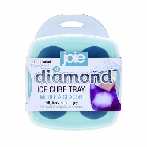 Joie Ice Cube Tray with Lid, Diamonds Design