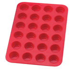 HIC Mrs. Anderson's Baking Silicone Muffin Pan, 24 Cup