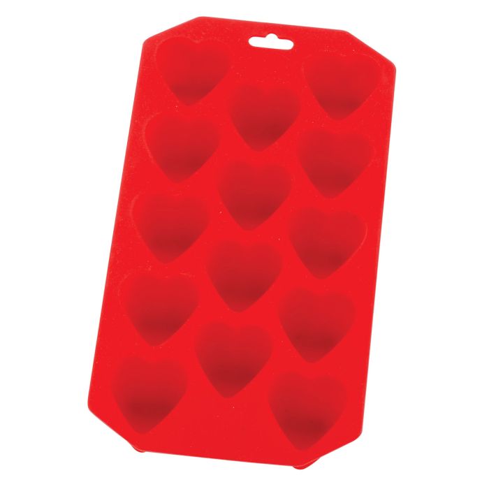 HIC Kitchen Silicone Heart Ice Tray