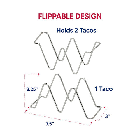 HIC Kitchen Taco Rack, Set of 2