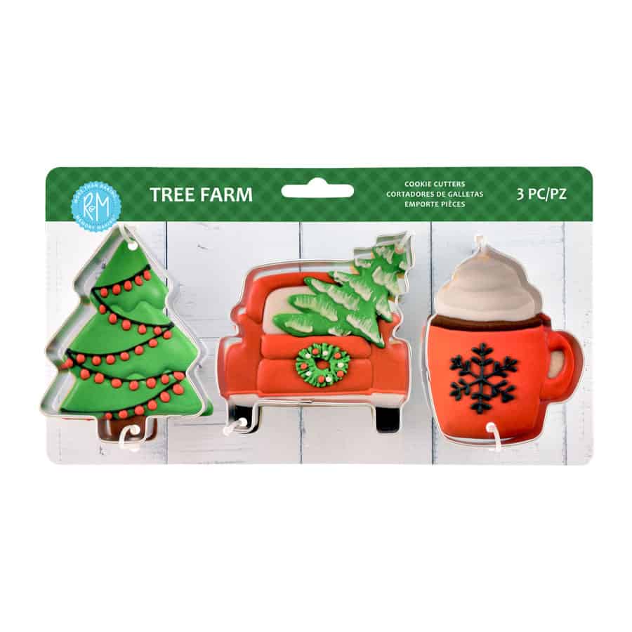 R&M Tree Farm 3Pc Cookie Cutter Set