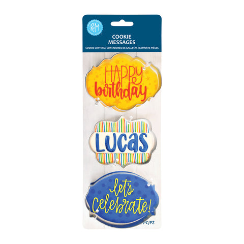 R&M Cookie Messages 3Pc Set