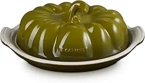 Le Creuset Pumpkin Olive Butter Dish