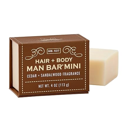 Man Bar Cedar & Sandalwood Soap