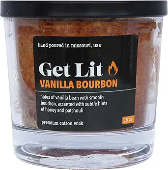 Mccall's Candle Company Leather & Scotch Candle 16oz