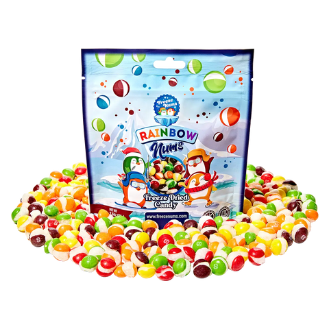 Freezenums Rainbow Nums Freeze Dried Candy