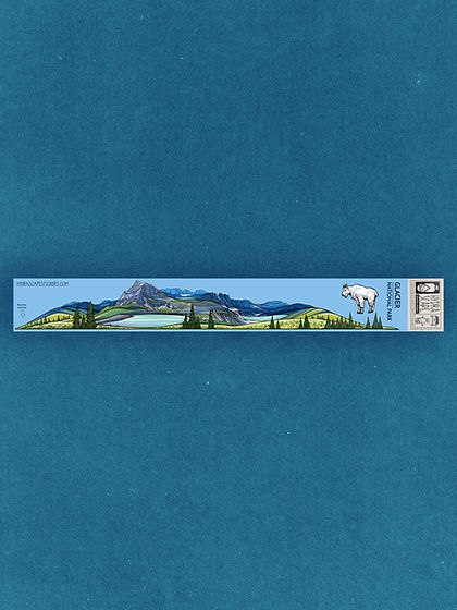Hydrascape Glacier National Park Infinite Sticker