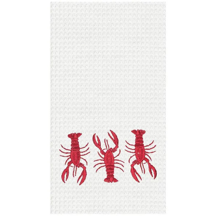 C&F Home Coastal Lobster Trio Kitchen Towel