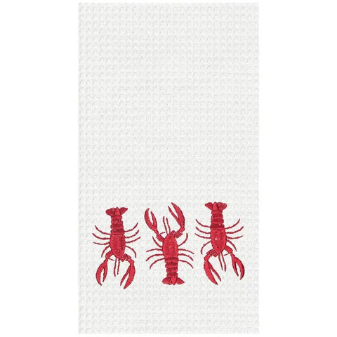 C&F Home Coastal Lobster Trio Kitchen Towel