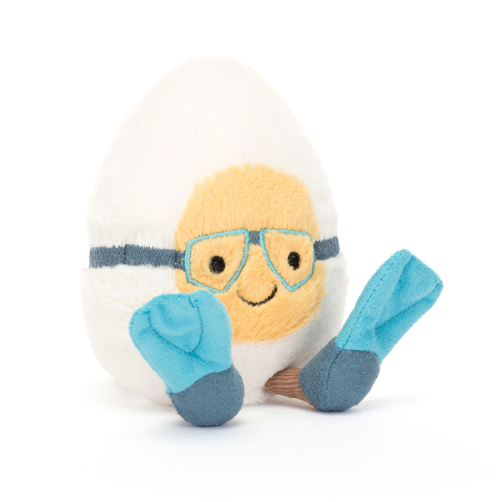 Jellycat Amuseables Boiled Egg Scuba Outfit Plush