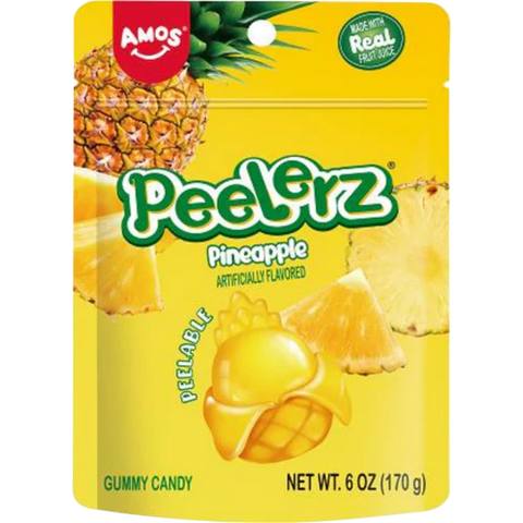 Cow Crack Amos Peelerz Pineapple Gummies 6oz