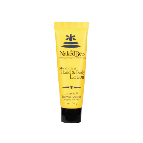 The Naked Bee Lavender & Beeswax Lotion 0.5oz