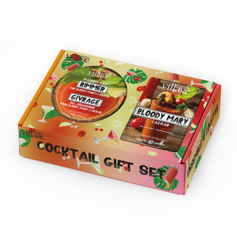 Gourmet Village Bloody Mary Mix & Rimmer Gift Set