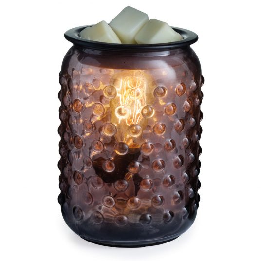 Candlewarmers Smoky Hobnail Warmer