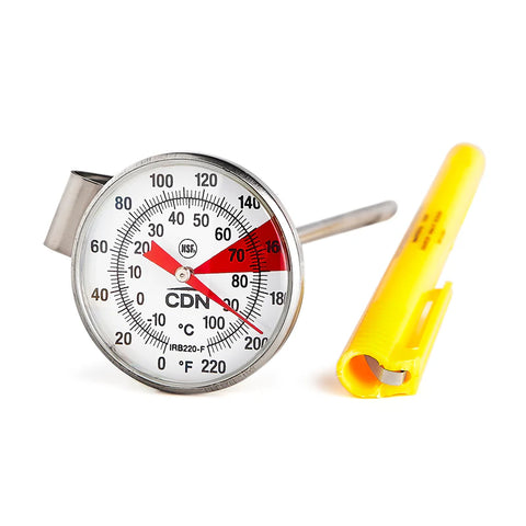 CDN Beverage & Frothing Thermometer – 5” Stem