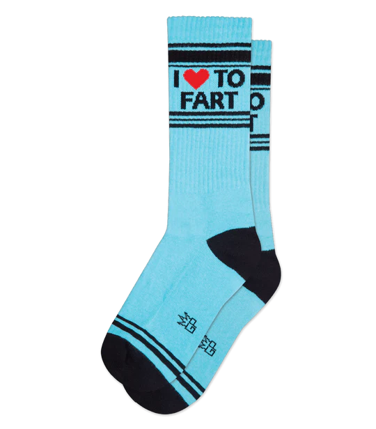 Gumball Poodle I love to Fart Socks
