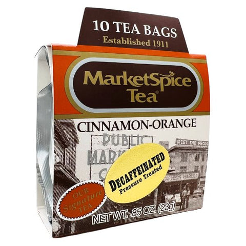 Market Spice Cinnamon Orange Decaf Tea 10pk