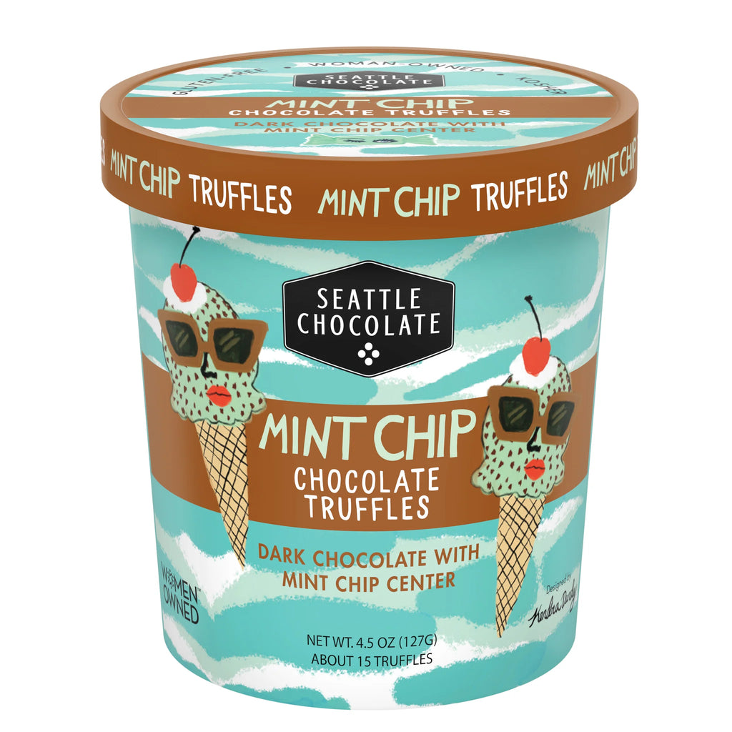 Seattle Chocolate Mint Chip Truffle Pint