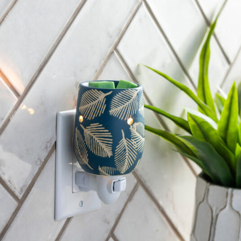 Candle Warmers Pressed Leaf Pluggable Fragrance Warmer