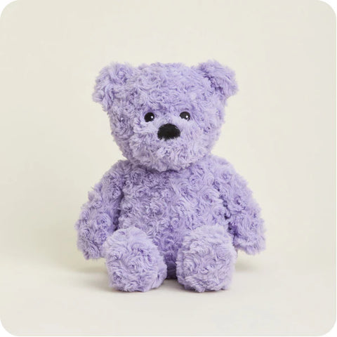 Warmies Purple Curly Bear Plush