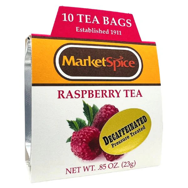 Market Spice Decaffeinated Raspberry Tea 10pk