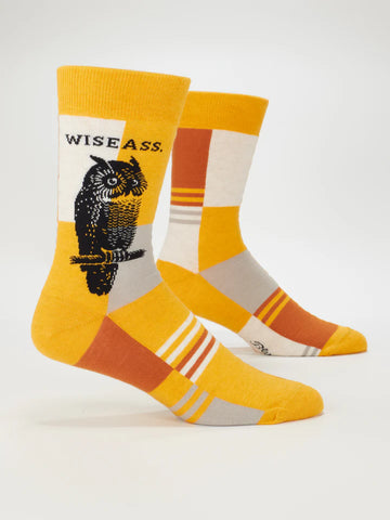 Blue Q Wiseass M-Crew Socks