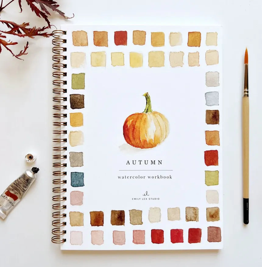 Emily Lex Studios Autumn Watercolor Workbook
