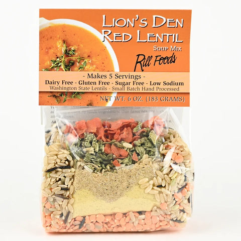 Rill Foods Lion's Den Red Lentil Soup Mix