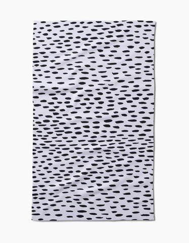 Geometry Dot Dash Kitchen Tea Towel