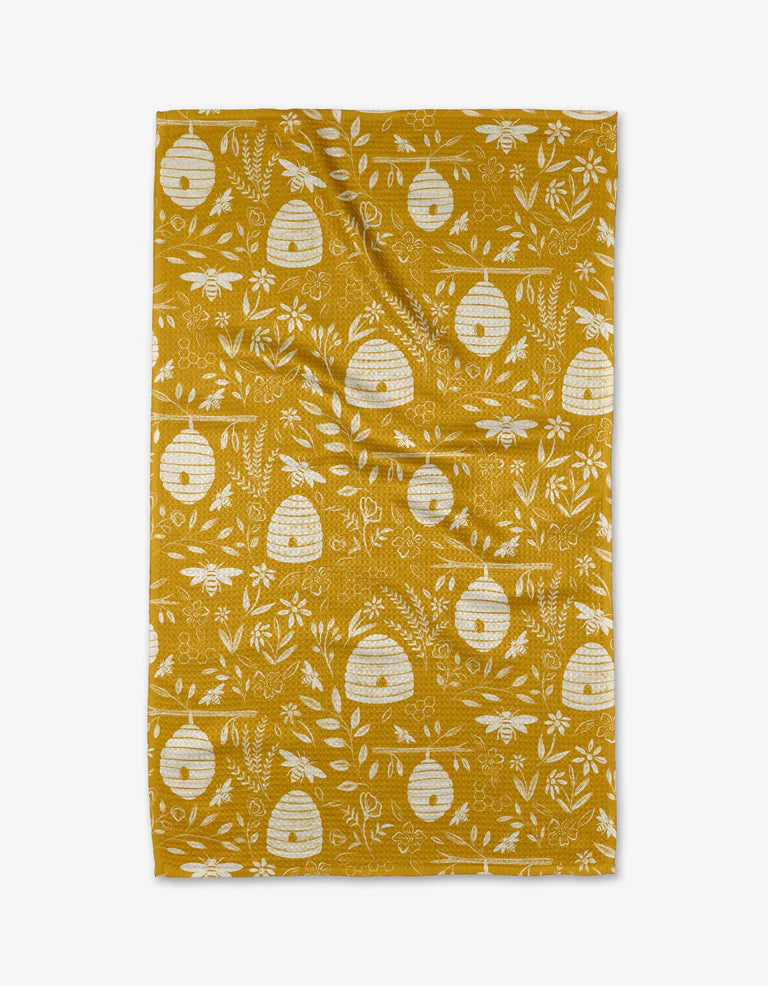 Geometry Enchanted Hive Tea Towel