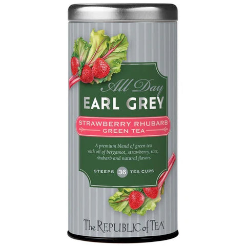 The Republic of Tea All Day Earl Grey® Strawberry Rhubarb Green Tea
