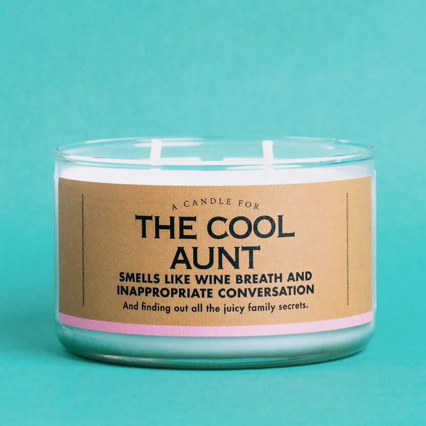 Whiskey River Candle for Cool Aunt 10oz