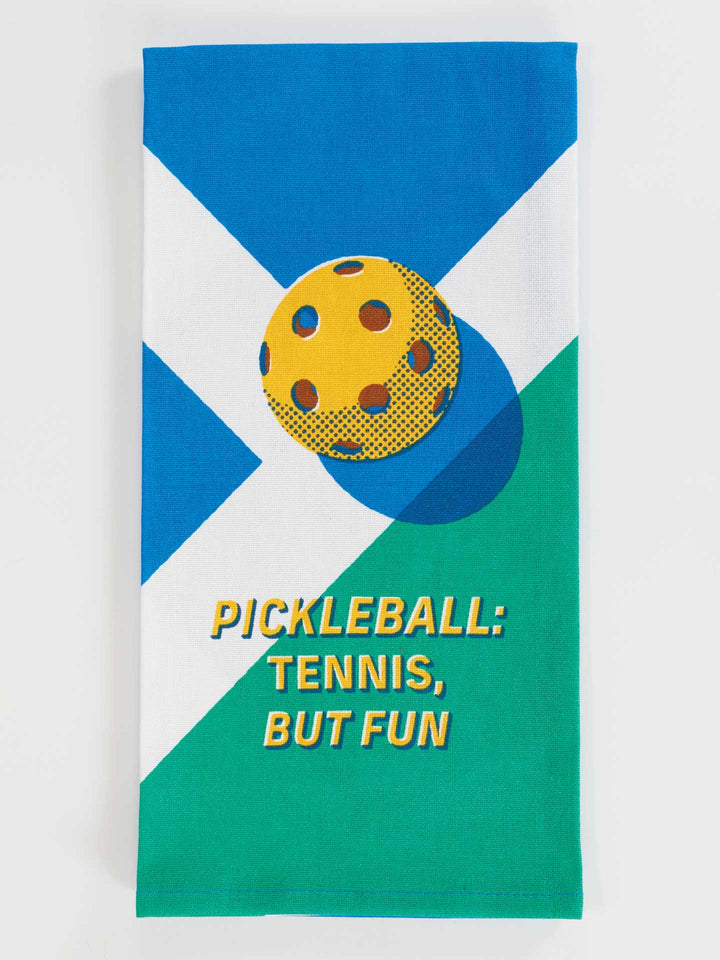 Blue Q Pickleball: Tennis, But Fun Dish Towel