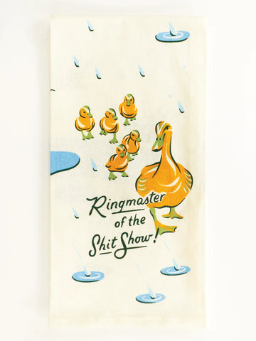 Blue Q Ringmaster Of The Shitshow Dish Towel