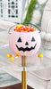 Mudpie Pink Pumpkin Mini Bucket