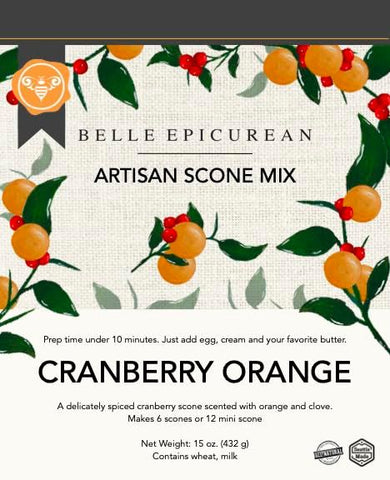 Belle Epicurean Cranberry Orange Scone Mix