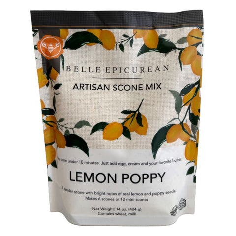Belle Epicurean Lemon Poppy Scone Mix 15oz