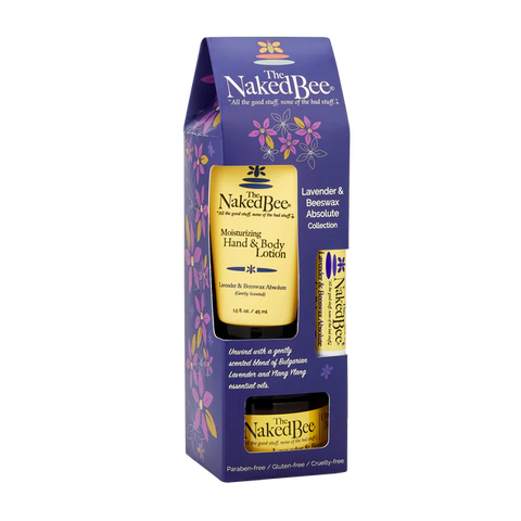 Naked Bee Lavender Beeswax Collection Gift Set