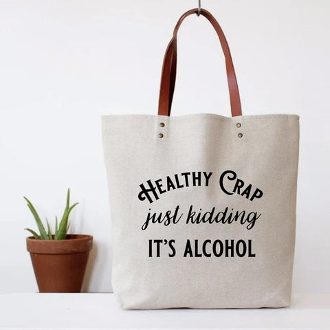 Fun Club Healthy Crap Tote Bag