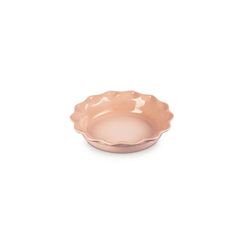 Le Creuset Peche Heritage Fluted Pie Dish