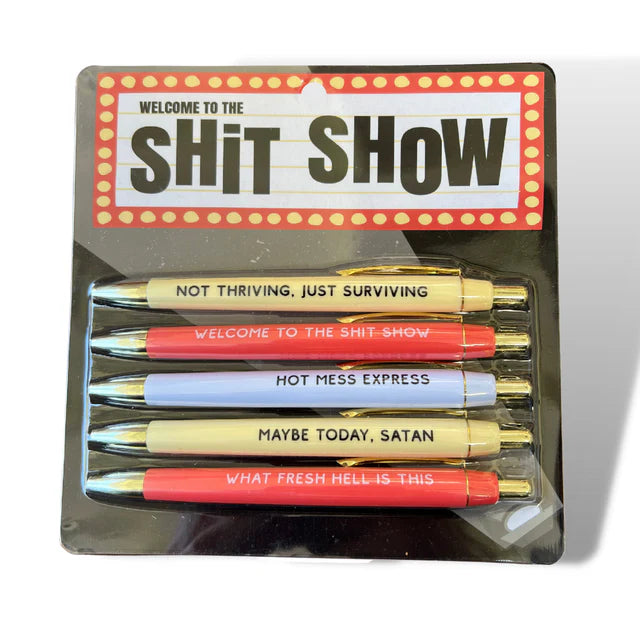 Fun Club Shit Show Pens Set of 5