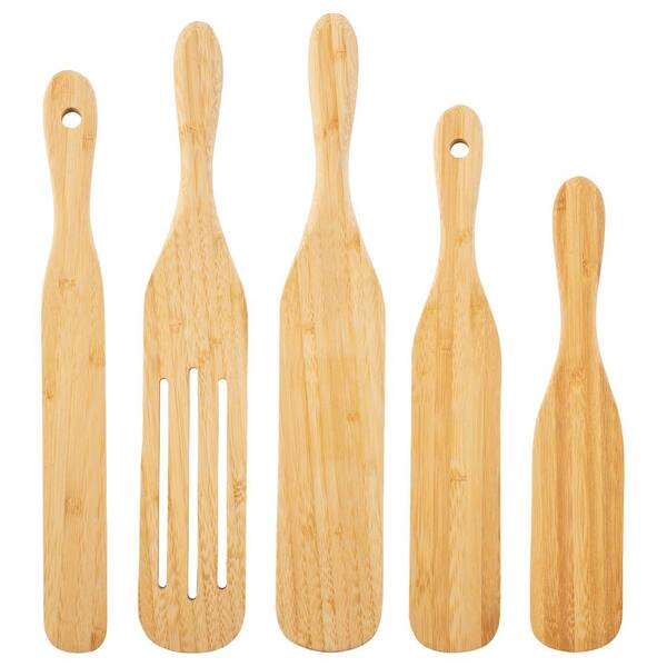Table Craft Bamboo Spurtle Spatula 5pack