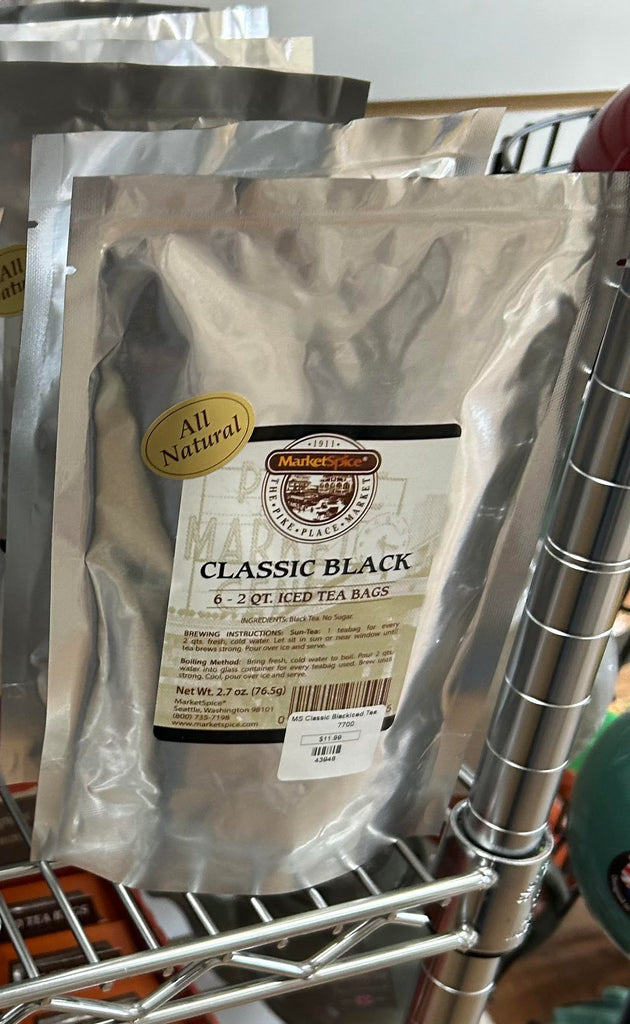 Market Spice Classic Black Tea 6 pack 2Qt Teabags
