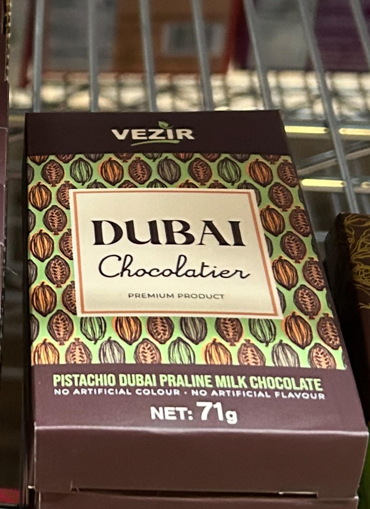 Aladdin Dubai Chocolate Bars 71g