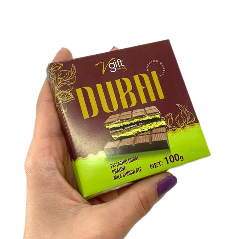 Aladdin Dubai Chocolate Bar 100g